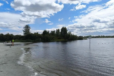 Пляж на Круглом озере в Тюмени закрыт для купания