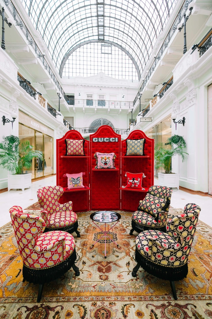 В Петровском пассаже открылась pop-up галерея Gucci Décor (фото 0)