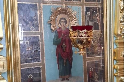 В Казань привезли икону Пантелеимона