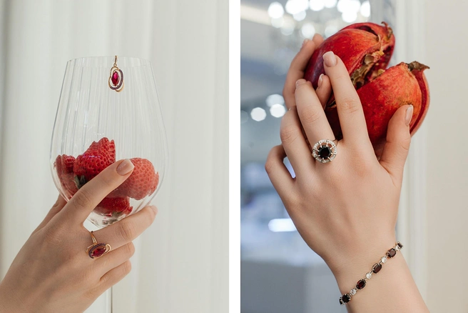 В апреле «Дамский Угодник» запустил акцию со скидками 25%* на все украшения с цветными вставками | Источник: Ксения Зимина