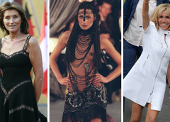 Это скандал: самые развратные платья французских первых леди — от Бруни до Макрон