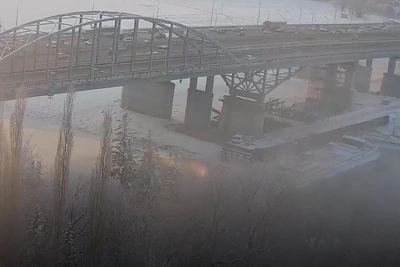 Multiple Accidents Block Entrance to Ufa