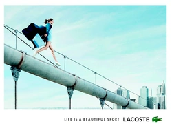 Новая концепция рекламы Lacoste