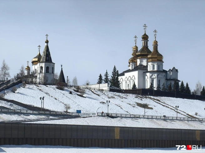 Посмотрите, какой вид открывается на церковь. Видели когда-то такое?  | Источник: Павел Красоткин / 72.RU 