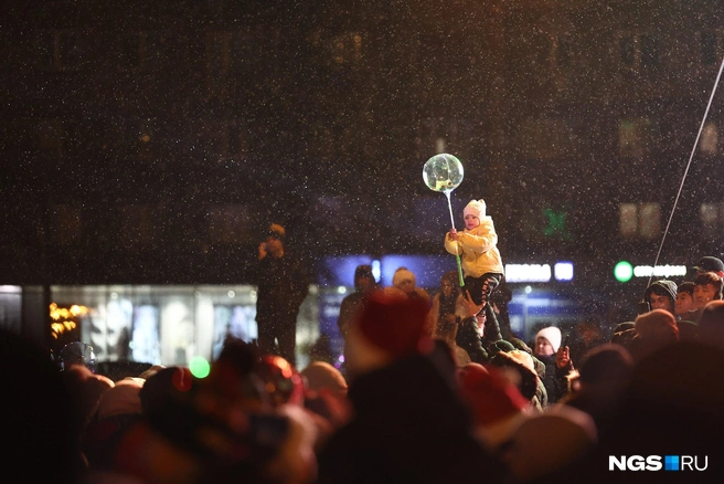 В какой-то момент пошел небольшой снегопад  | Источник: Александр Ощепков / NGS.RU