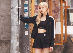 Rosé из BLACKPINK прогуливается по улицам Сеула в своих новых Puma