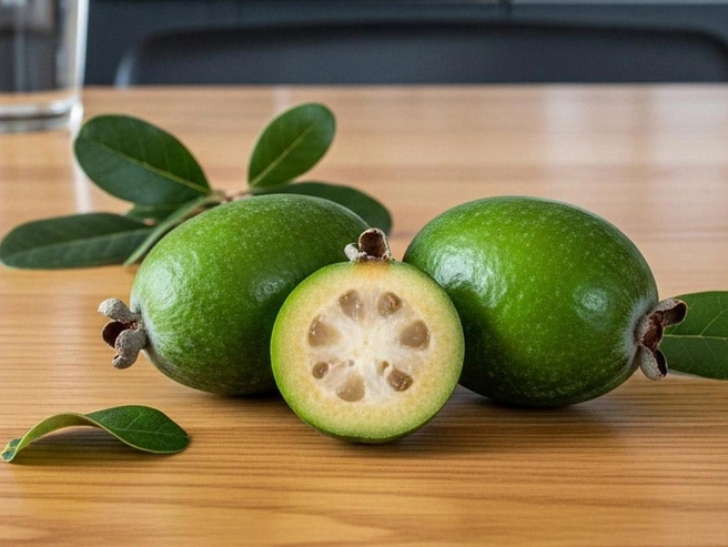 Йод, входящий в состав фейхоа, поддерживает нормальный синтез гормонов щитовидной железы. | Источник: Юрий Орлов / Городские медиа