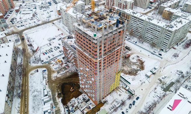 Кирпичные стены порадуют новоселов жилого квартала «К3» на Эльмаше | Источник: «Практика»
