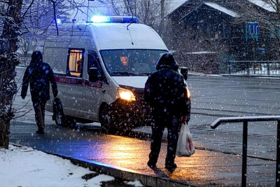 Столкновение иномарок в Барнауле привело к наезду на пешехода