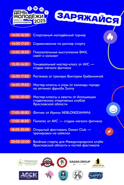 Программа площадки «Заряжайся» | Источник: Организаторы
