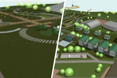 В Ярославской области построят сквер в форме креста у озера