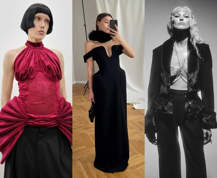 От мехового ворота до «поломанной» юбки: 30 акцентных вещей от российских брендов для новогоднего образа От мехового ворота до «поломанной» юбки: 30 акцентных вещей от российских брендов для новогоднего образа