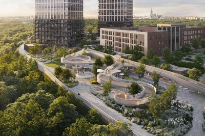 На западе Москвы построят парк с садом камней и лабиринтом