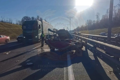 Жесткое ДТП на Оренбургском тракте в Казани