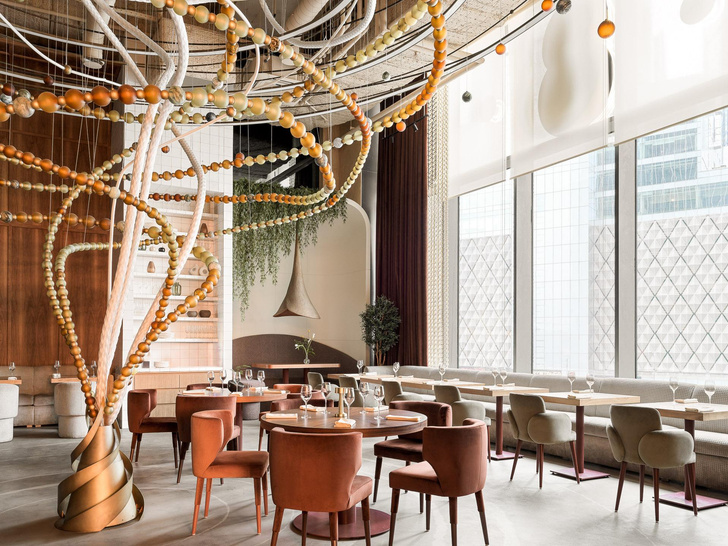 Ресторан «288 Сити» по дизайну Юны Мегре в Москве
