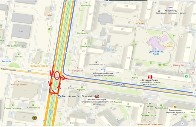 Схема, которой будет осуществляться движение | Источник: пресс-служба администрации Барнаула