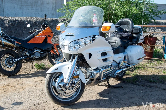 Редкий для Волгограда байк Honda GoldWing