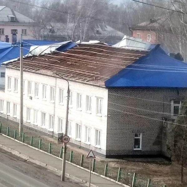 Та самая поликлиника в Тайшете, но уже с другого ракурса | Источник: «Тайшет24» / Telegram