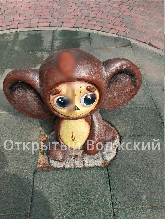 Сказочного персонажа оскверняют уже шестой раз за год | Источник: «Открытый Волжский» / Vk.com