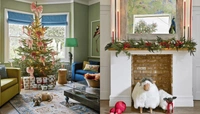 Рождество и фламинго: как украшает дом к праздникам Холли Такер