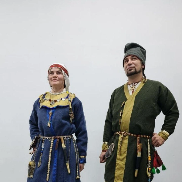 Украшения для этих фигур делала пермячка — сейчас они хранятся в музее | Источник: предоставлено Ксенией Цыганковой