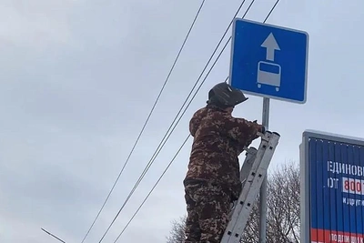 В Уфе на Менделеева ввели выделенные полосы для общественного транспорта