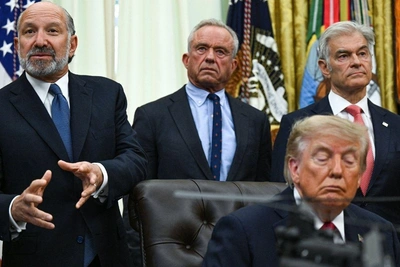 Трамп снова уснул на брифинге в Белом доме