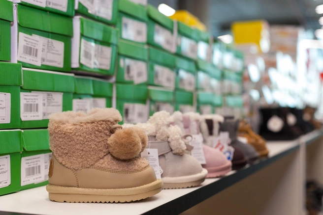 Здесь большой выбор верхней одежды и зимней обуви | Источник: «Семейный континент»