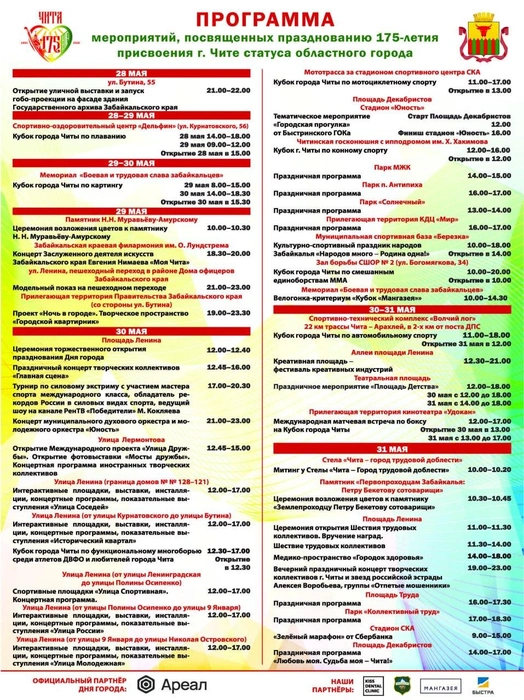 Источник: администрация Читы