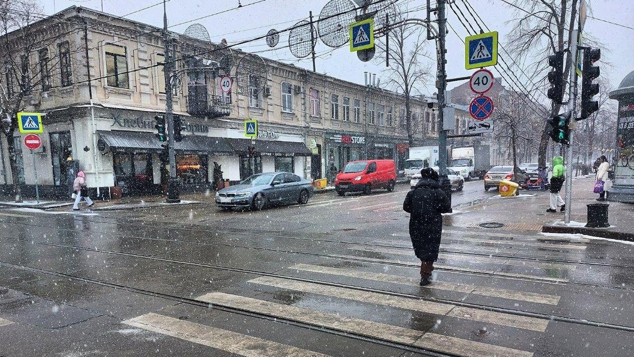 По второму фото и не скажешь, что в Краснодаре наступил март | Источник: Екатерина Железнова / 93.RU