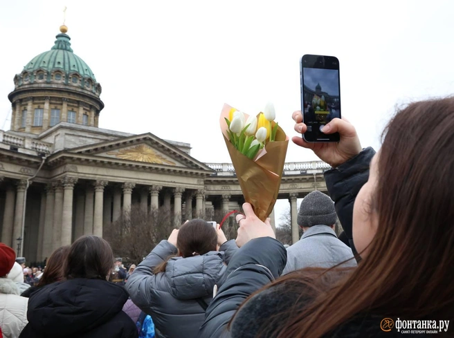 В Петербурге 8 марта вошло в тройку самых теплых за 135 лет | Источник: Марина Мамонтова / «Фонтанка.ру»