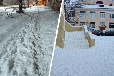 Гостья Рязани пожаловалась на грязные тротуары