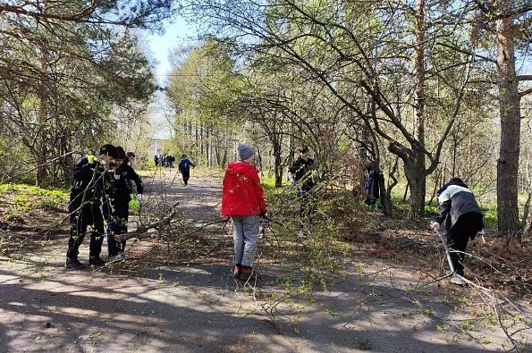 Субботник — отличный пример коллективного труда и взаимопомощи | Источник: пресс-служба Омского муниципального района Омской области