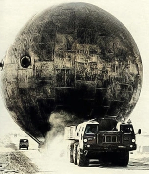 Звезда смерти или ядерная камера? Фотография из СССР 1985 года
