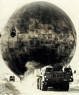 Звезда смерти или ядерная камера? Фотография из СССР 1985 года