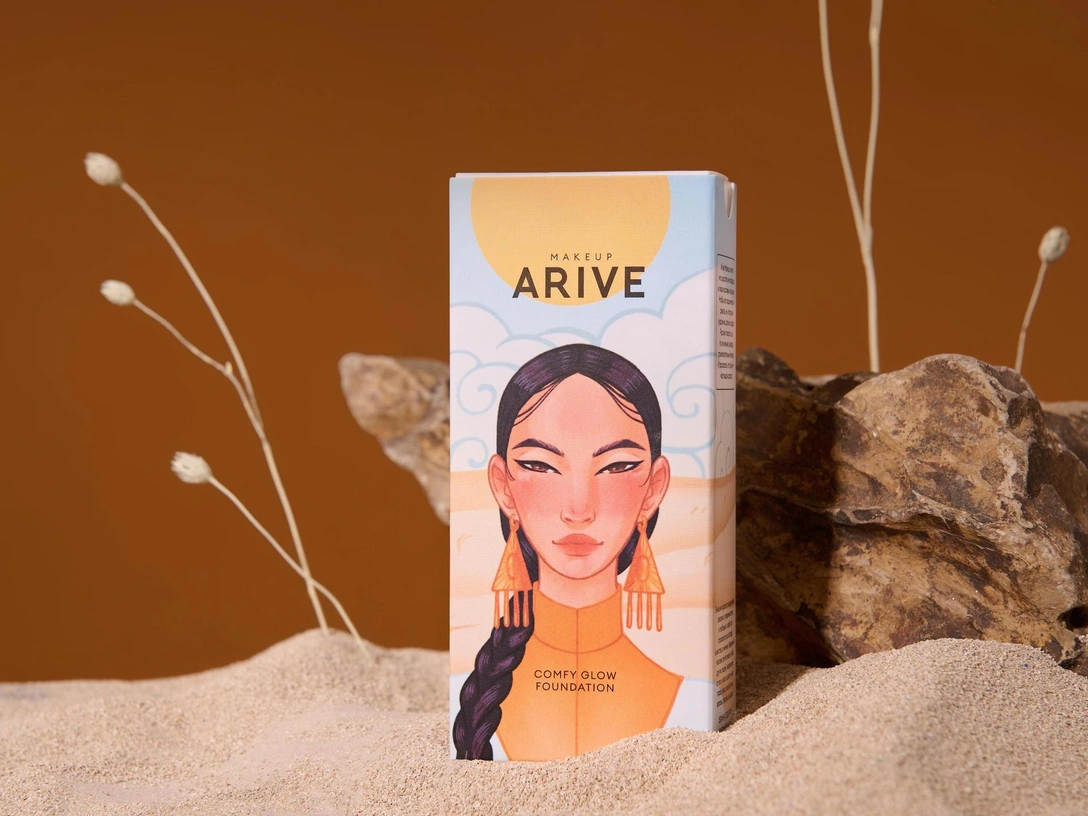 Бьюти-находка дня: тональный крем от Arive Makeup, который не заметен на коже | marieclaire.ru