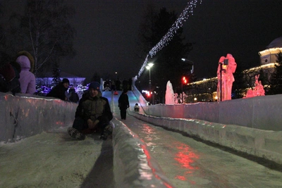 Томские горки закрыты из-за оттепели