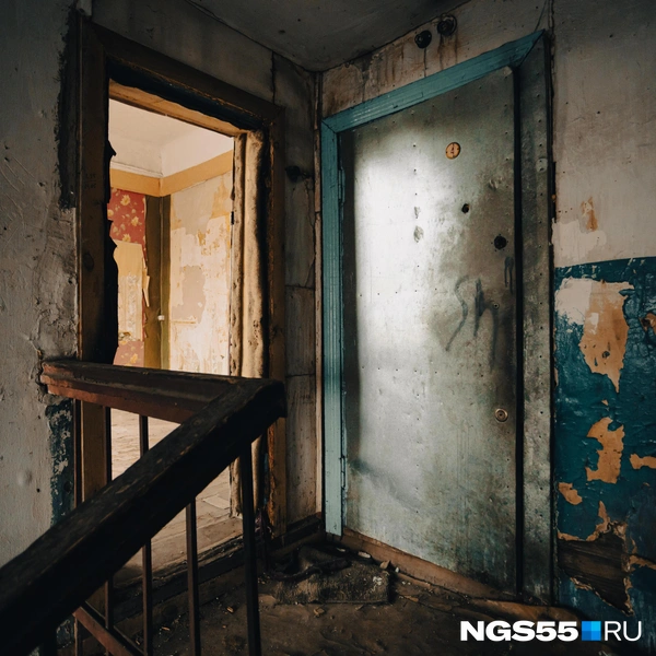 На каждом этаже было по две-три квартиры | Источник: Кирилл Башинский / NGS55.RU