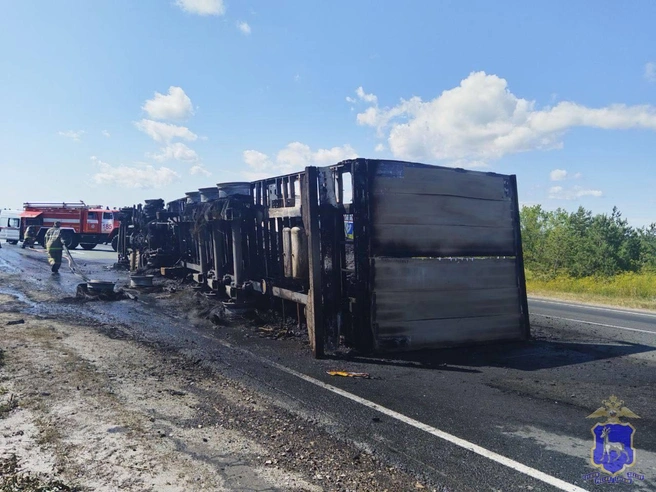 ДТП с фурой произошло в Сызранском районе | Источник: ГУ МВД России по Самарской области