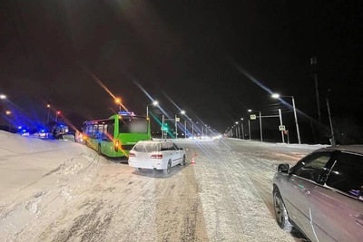 Автобус №54 попал в массовую аварию в Иркутске