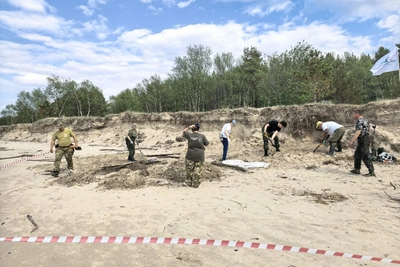 На острове Ягры обнаружены останки времен войны