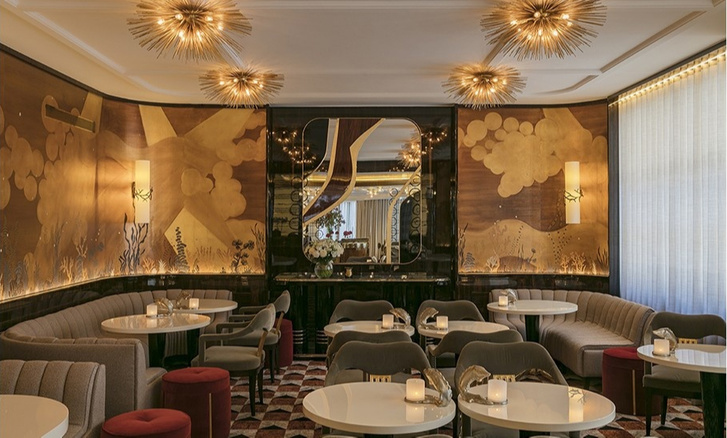 Золотой век: обновленный ресторан La Maison Du Caviar в Париже (фото 0)