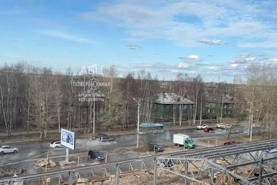 Прорыв теплосети в Архангельске: кипяток заливает проспект
