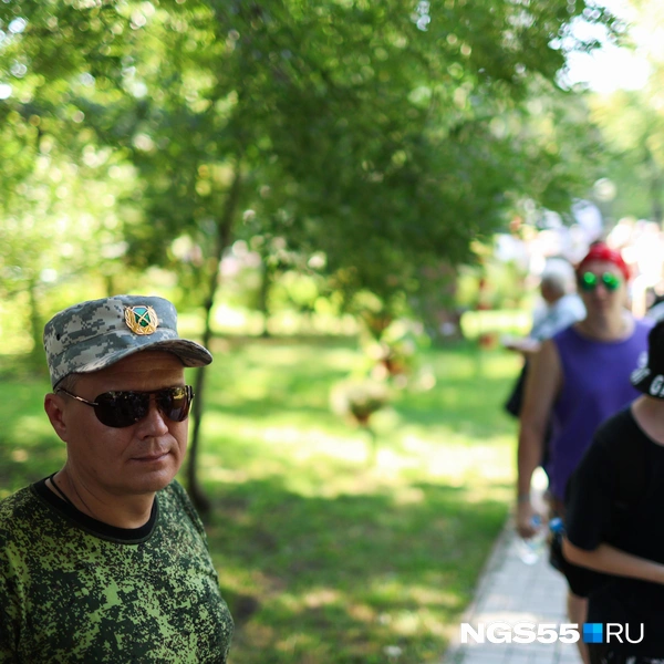 Охрана стояла только в начале парка | Источник: Евгений Софийчук / NGS55.RU