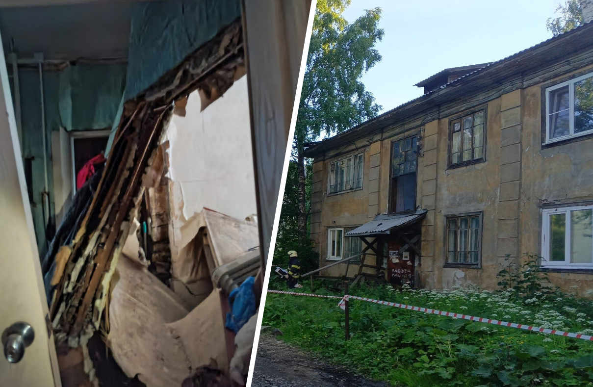 Как выглядит дом, который сошел со свай в Архангельске - 8 июля 2024 - 29.ру