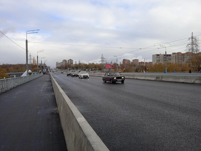 Обновленный «минаевский мост» значительно сократил пробки в центре Ульяновска | Источник: Дмитрий Сильнов / 173. RU