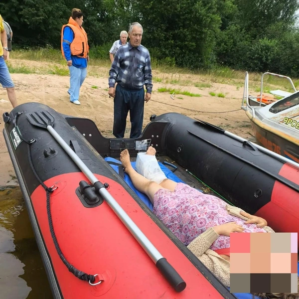 Всё случилось на острове Юршинский | Источник: ГБУ ЯО «Пожарно-спасательная служба ЯО» / vk.com
