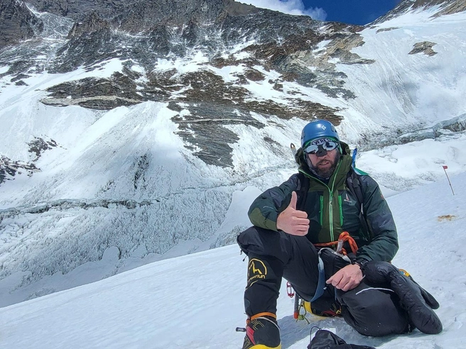 Путь до второго лагеря был тяжёлым | Источник: Belkin online Everest 2022 / Telegram