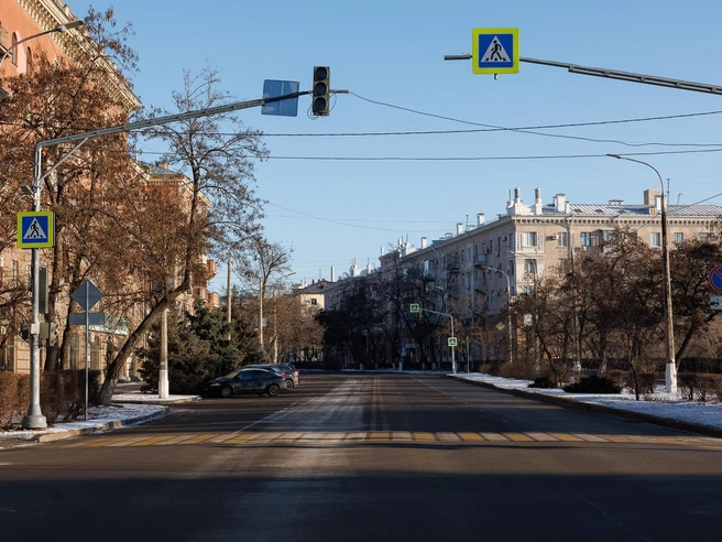 А на Советской в это время не было никого | Источник: Алексей Волхонский / V1.RU