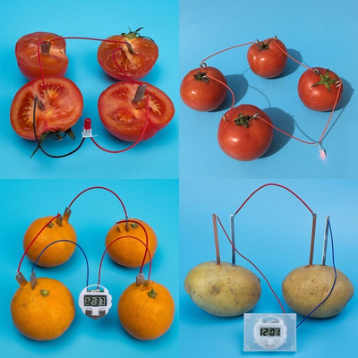 Набор для получения электричества из фруктов и овощей (8+)
